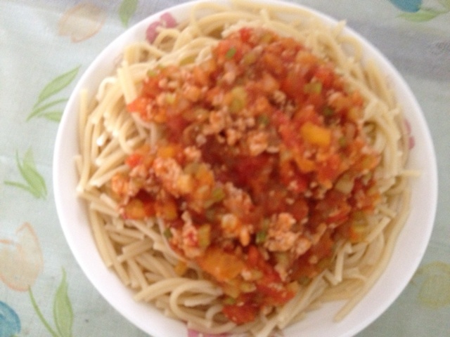 番茄肉酱意大利面