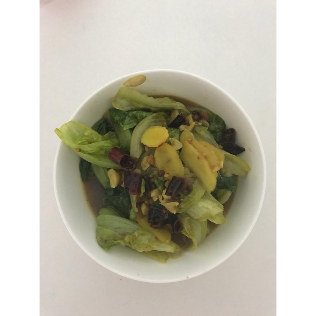 炝炒生菜