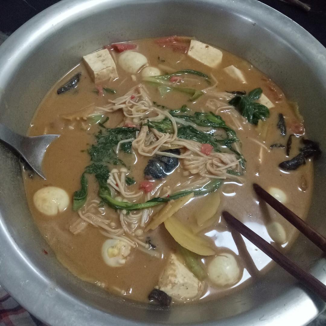 一锅端的麻辣烫