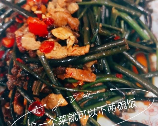 贵州小炒—干豆豉蕨菜的做法