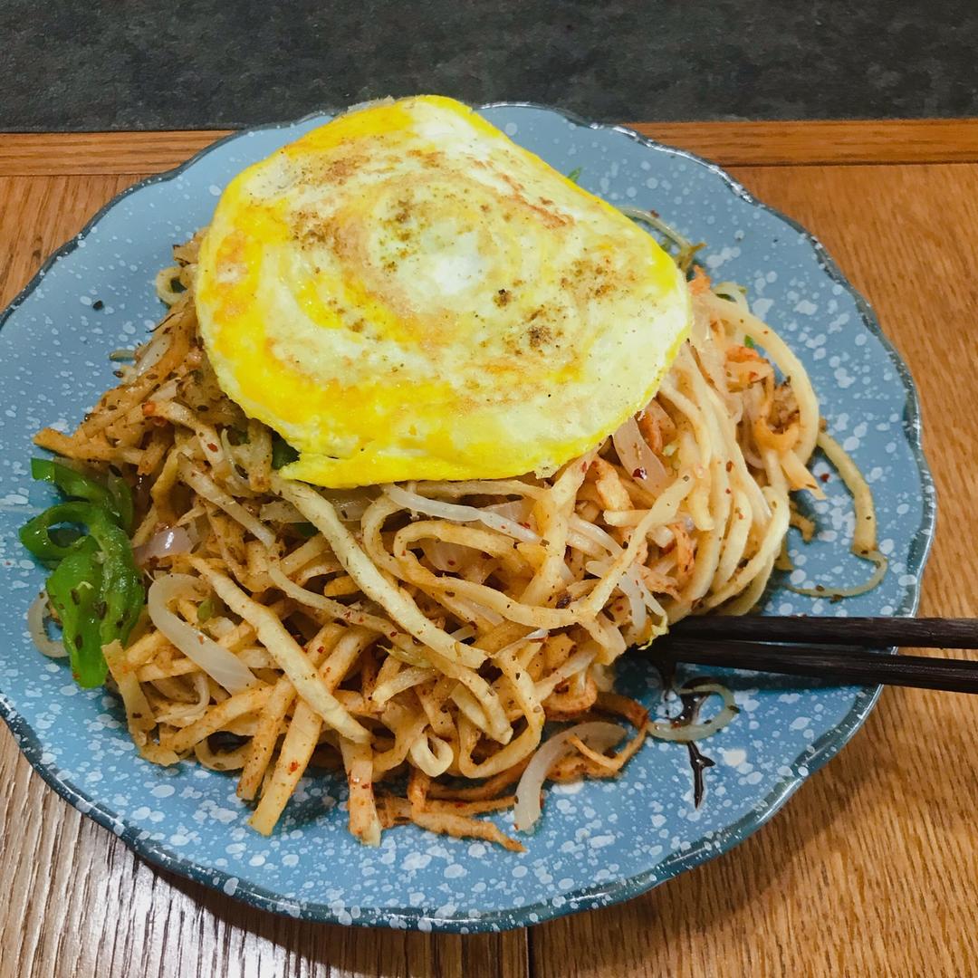 鸡蛋炒饼