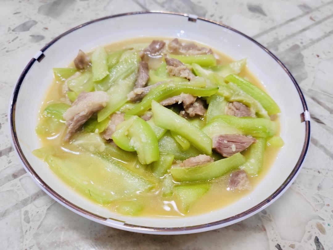 丝瓜炒肉