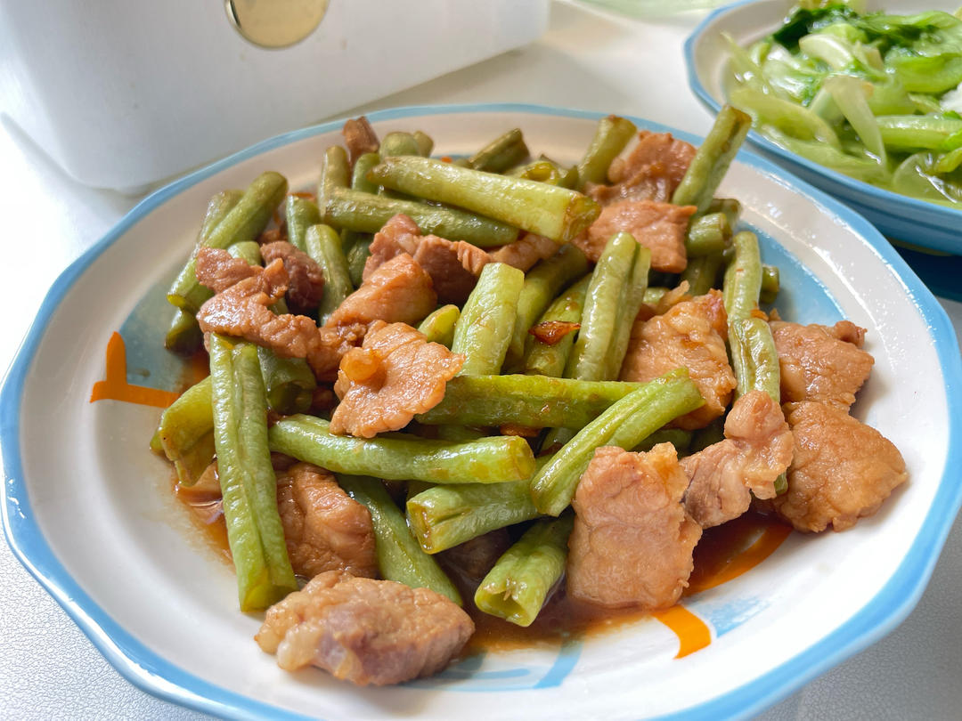 零厨艺的豆角炒肉