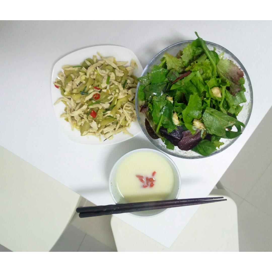 茄子拌鸡丝