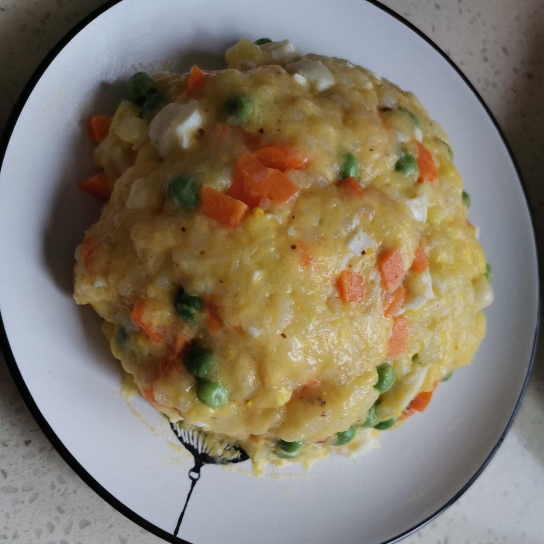 减脂餐——土豆泥鸡蛋沙拉