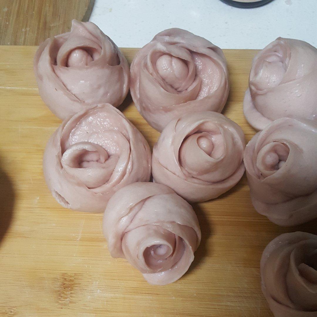 玫瑰花馒头