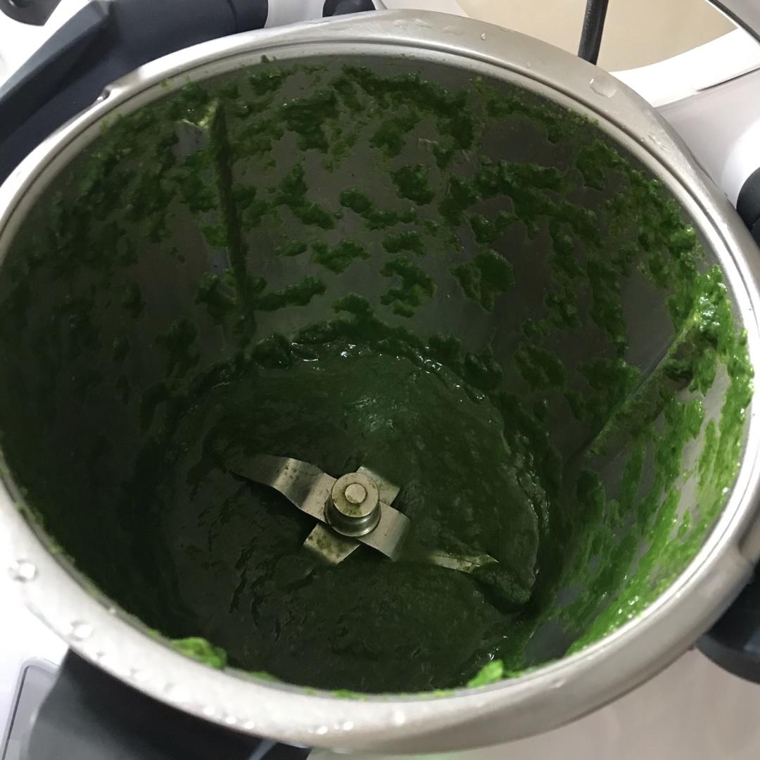 菠菜泥豆沙馅青团（内附菠菜泥豆沙馅做法）