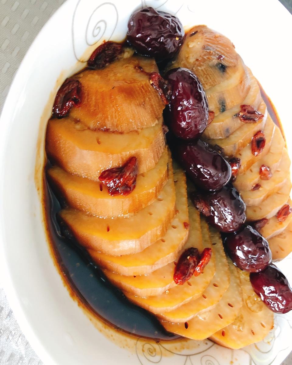 电饭锅简易版糯米藕