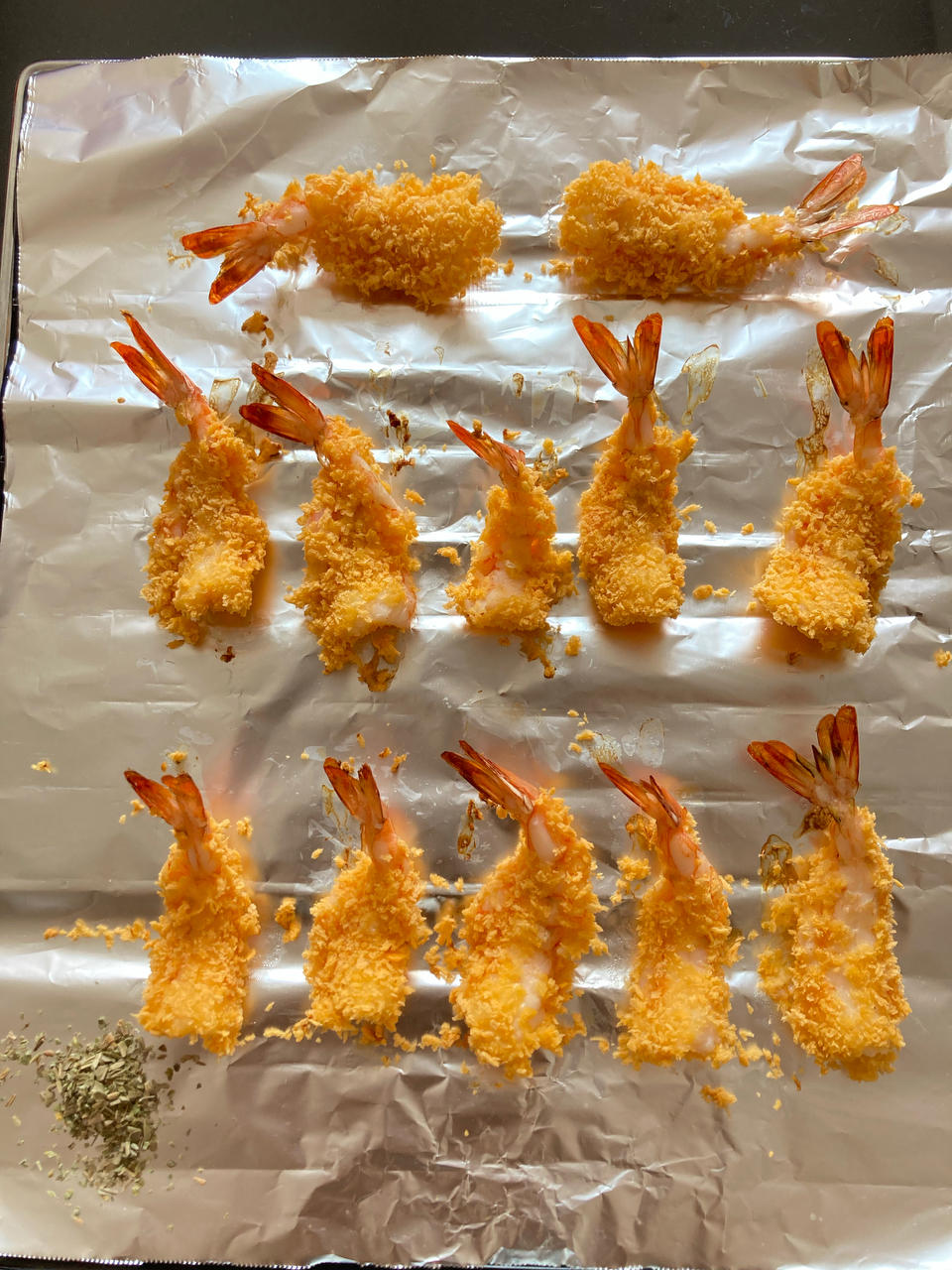 黄金椒盐凤尾虾 | 方太蒸烤烹饪机