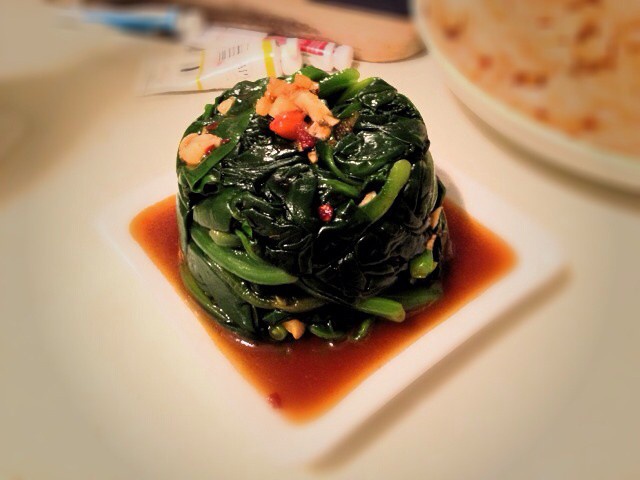 凉拌菠菜