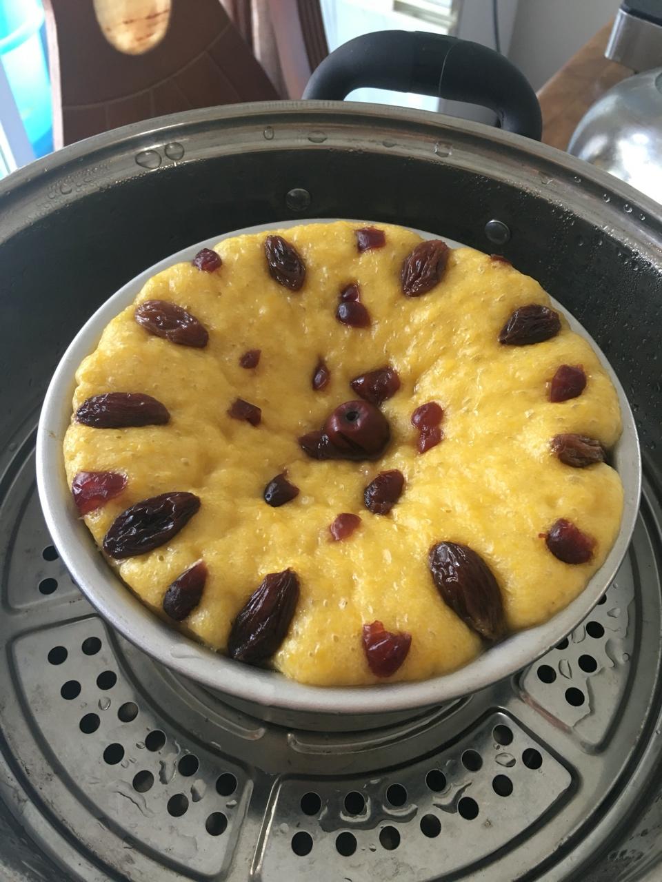 南瓜发糕 Steamed Pumpkin Cake