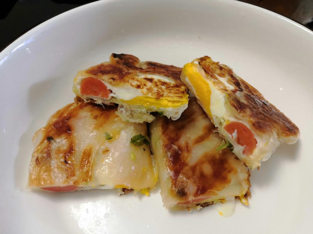 手抓饼创意吃法