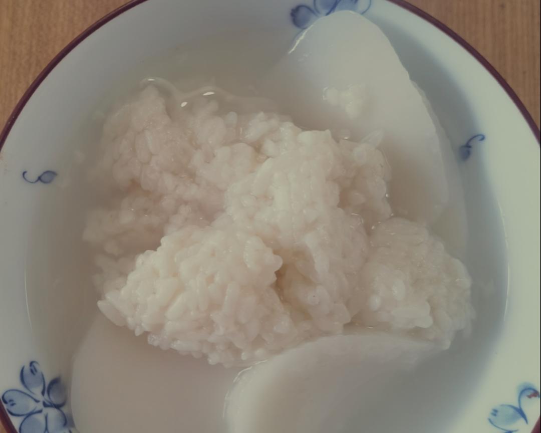 酒酿年糕（一人份）的做法