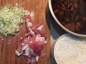 蘑菇肉米饭的做法 步骤1