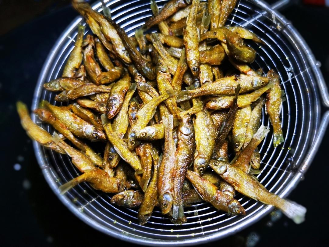 香酥野生炸小鱼（不易碎的秘诀）