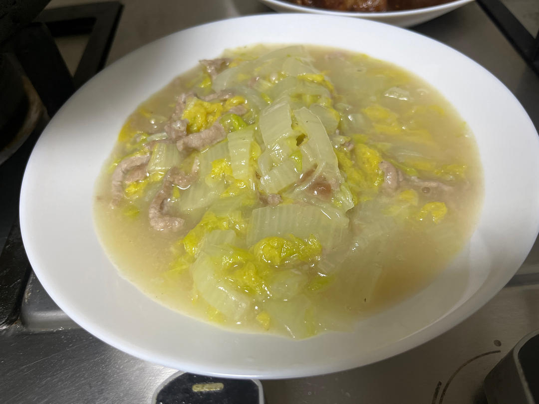 白菜烂糊肉丝