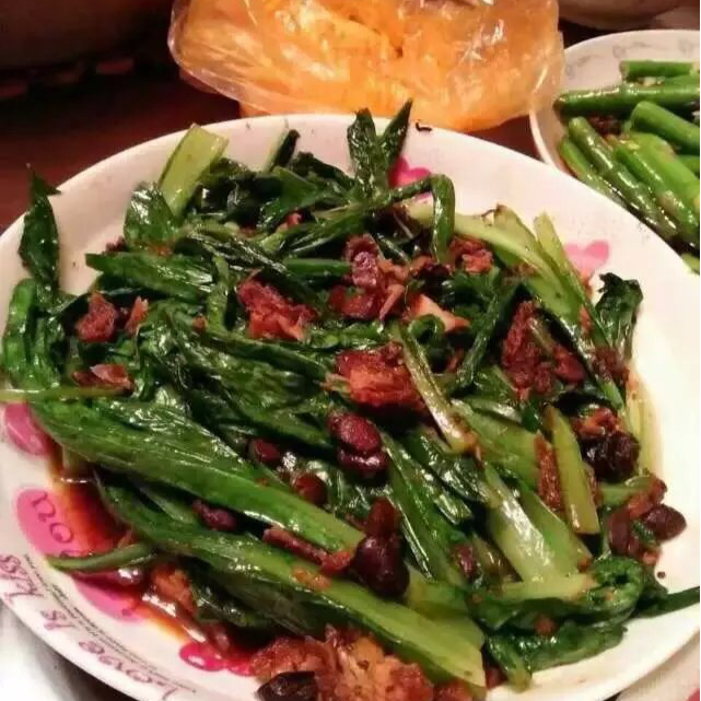 豆豉鲮鱼油麦菜