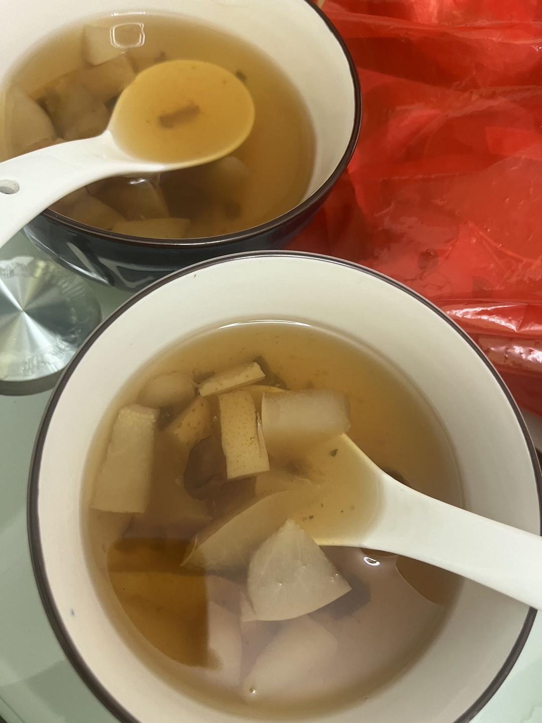 冰糖雪梨（止咳，中医给的）
