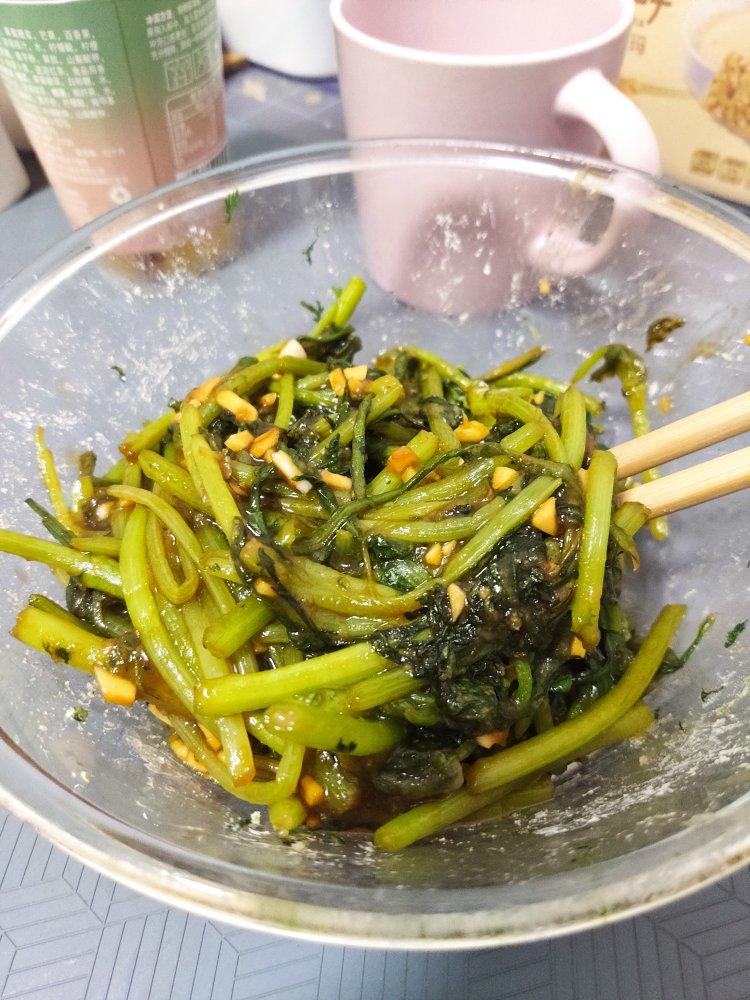 粉蒸茼蒿