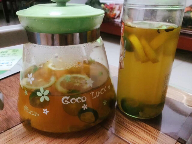 蜂蜜金桔薄荷橙子茶