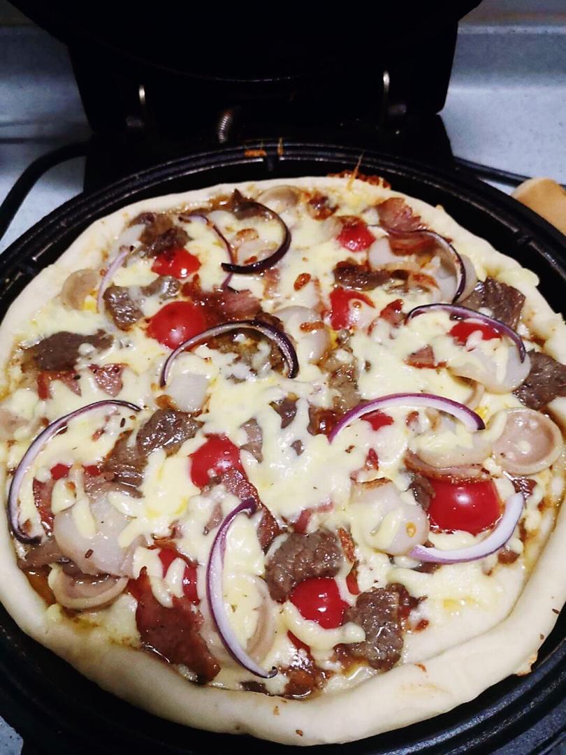 非常时期乱入简易懒人披萨