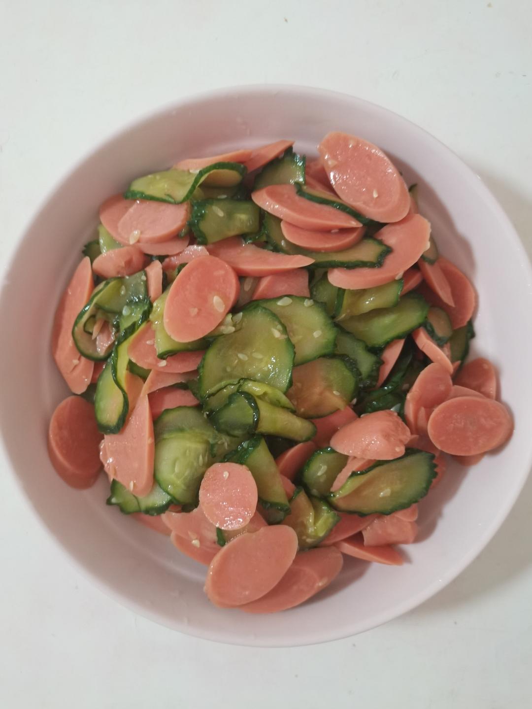 黄瓜炒火腿肠
