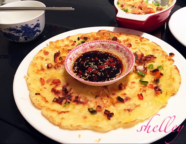 韩式海鲜葱饼