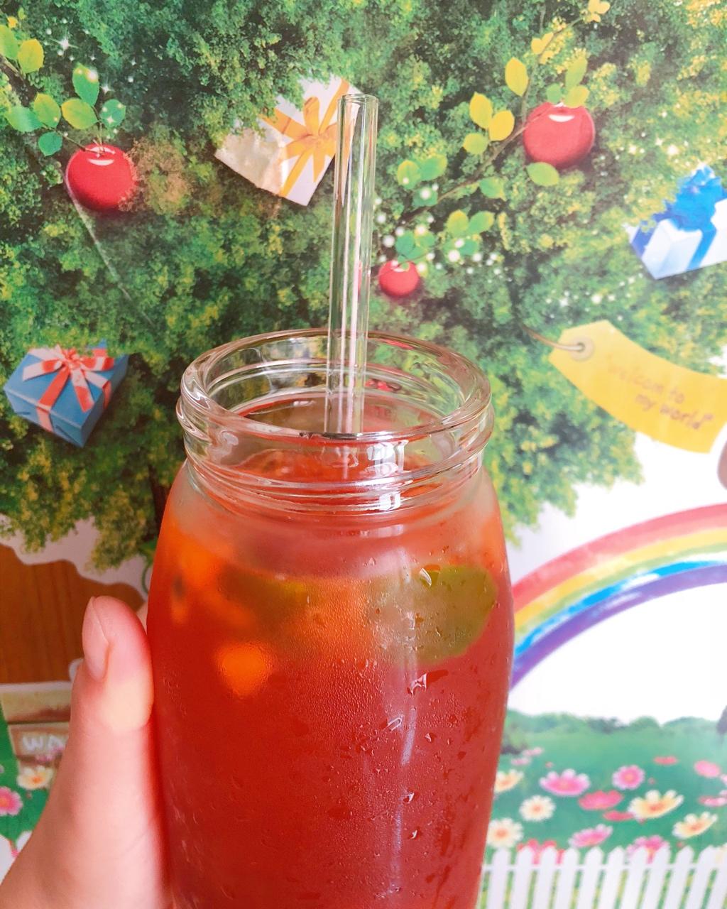 夏日水果茶公式（附奶盖做法）