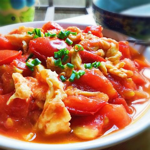 赛螃蟹炒番茄【The national Chinese food】