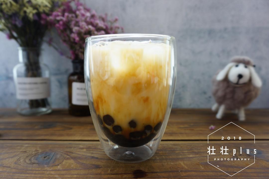 黑糖珍珠鲜奶-在家喝鹿角巷