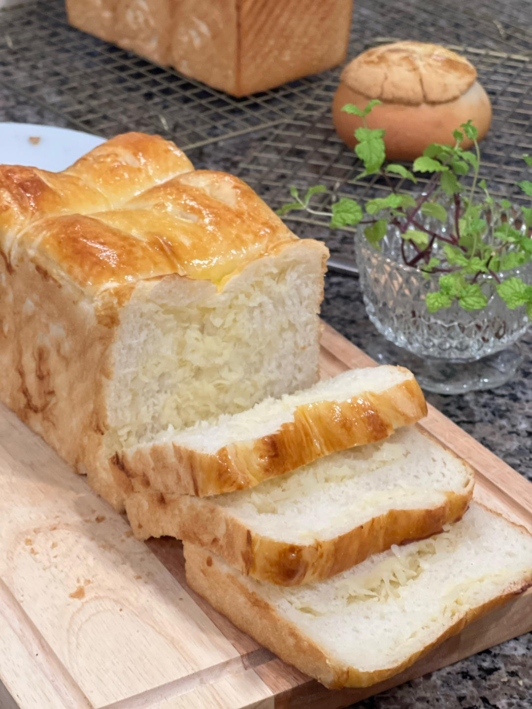 超滋润的椰蓉吐司｜100%酸奶中种(面包体绝绝子，推荐)