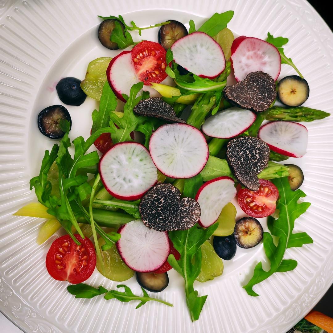 十分钟高级沙拉：意式风干火腿黑松露绵羊奶酪沙拉🥗🥗🥗