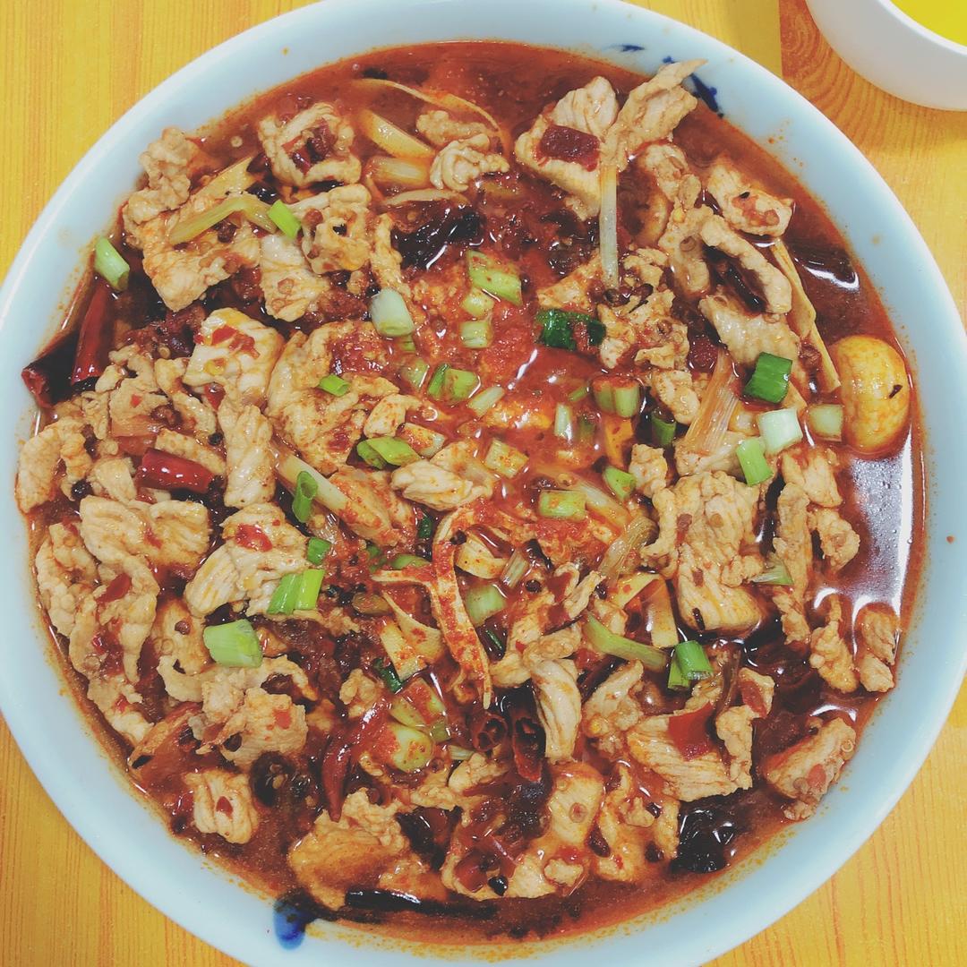 水煮肉片（吃不够的下饭菜）