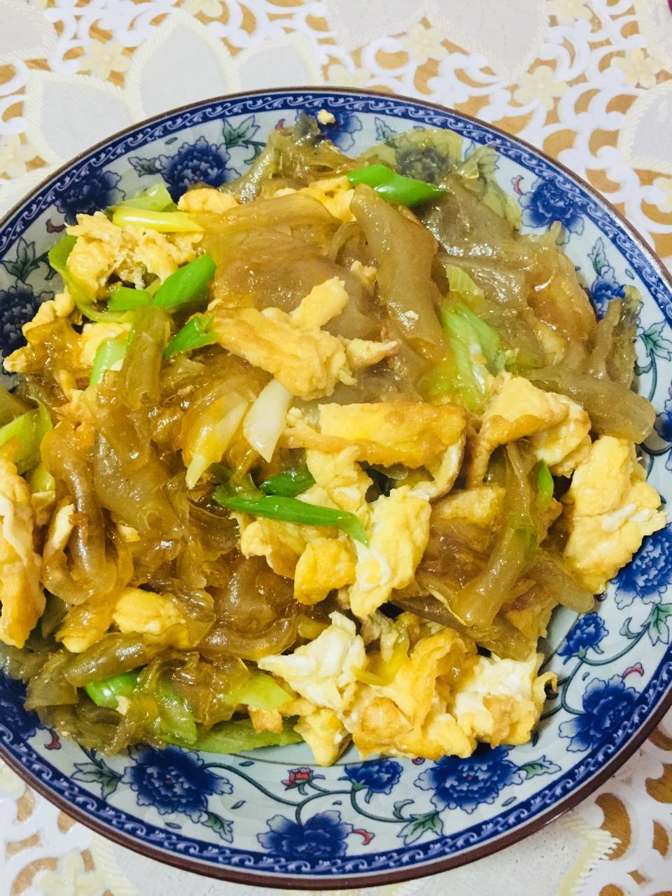 魅影做的鸡蛋炒粉皮