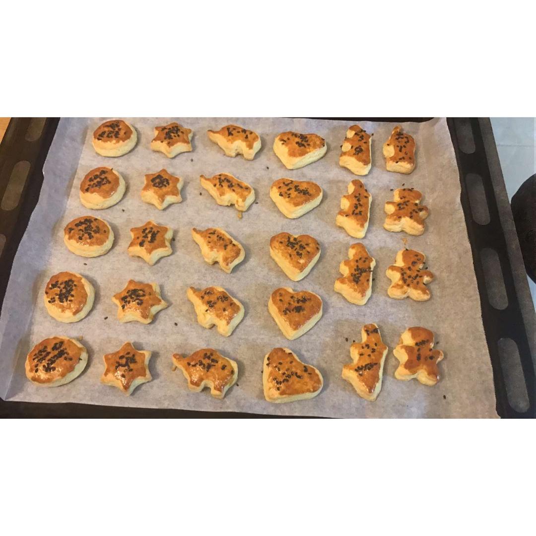 司康芝麻饼 宝宝辅食食谱