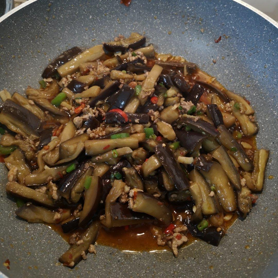 红烧肉沫茄子