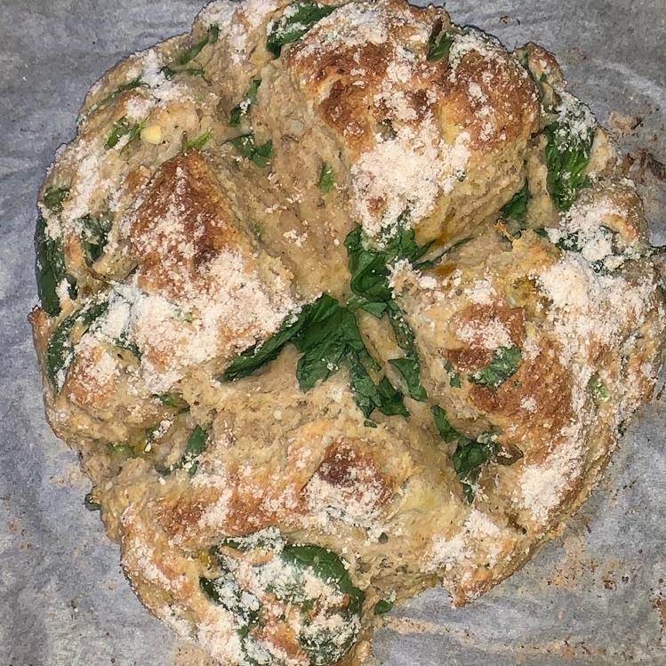 菠菜南瓜奶酪丹波面包丨健康·烘焙