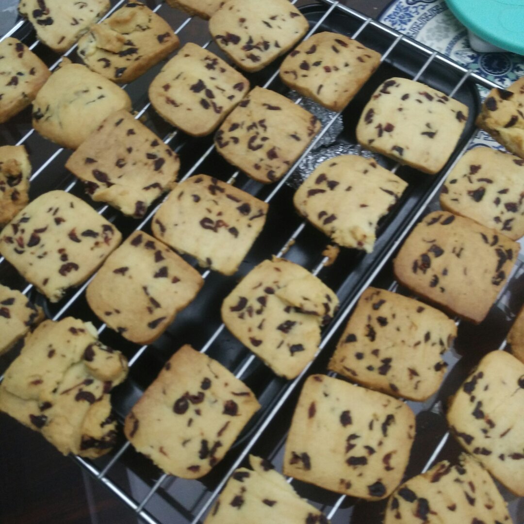 低糖少油版蔓越莓饼干