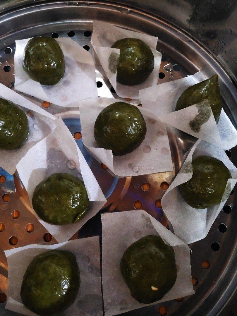 《Tinrry+》咸蛋黄肉松青团+红豆沙青团