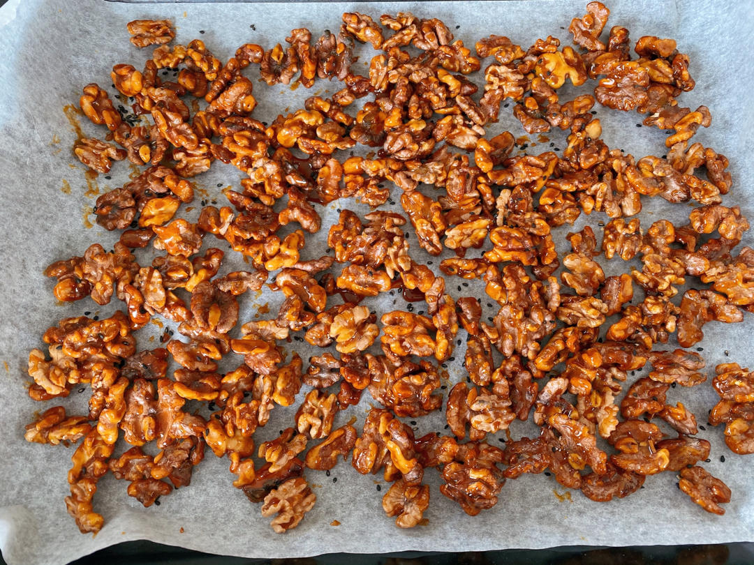 【琥珀核桃仁】冰糖无油不粘手