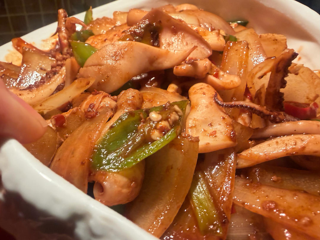 爆炒香辣鱿鱼