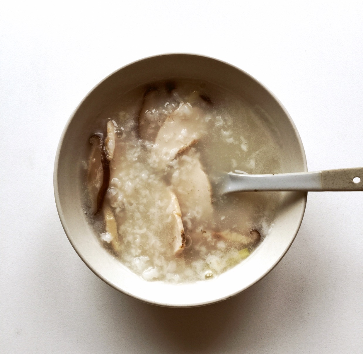 香菇鸡肉粥
