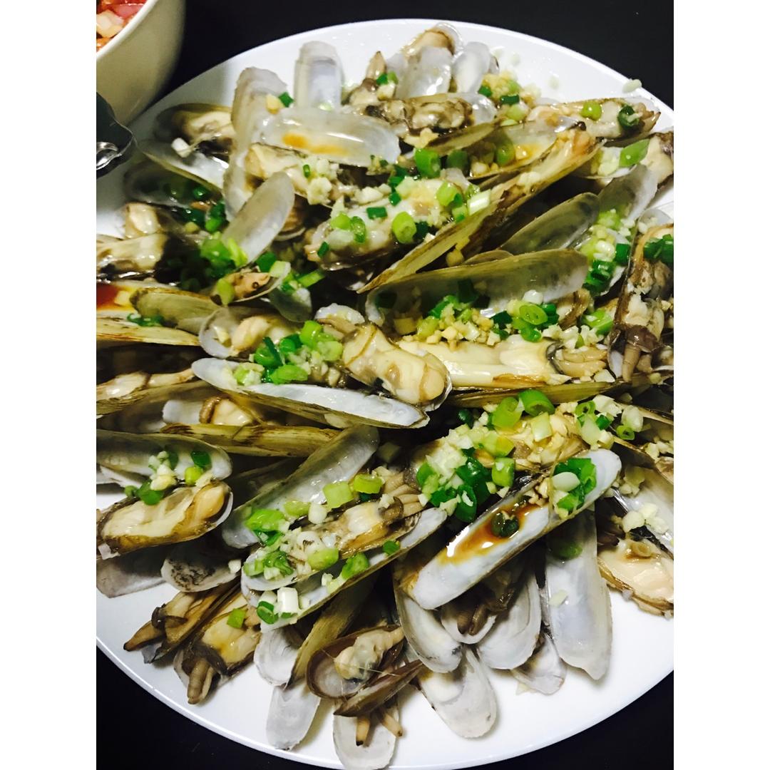 响油蛏子（最快速的下酒菜）