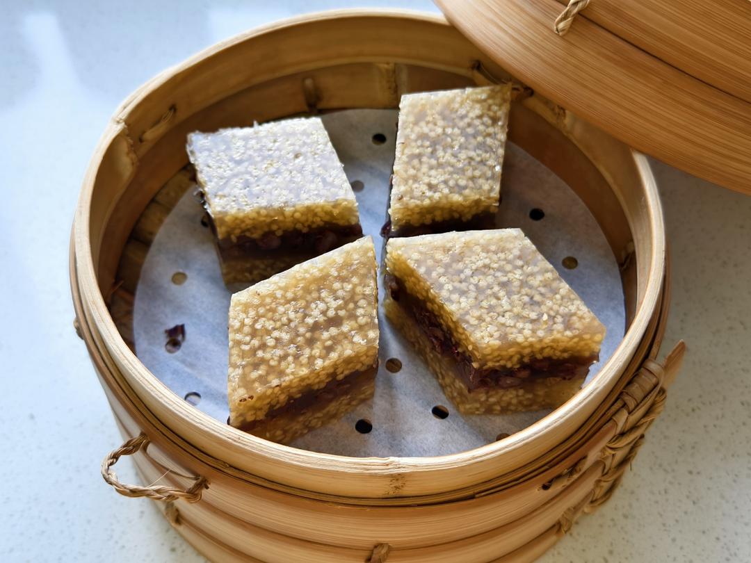 小米红豆杂粮糕（附分层做法）