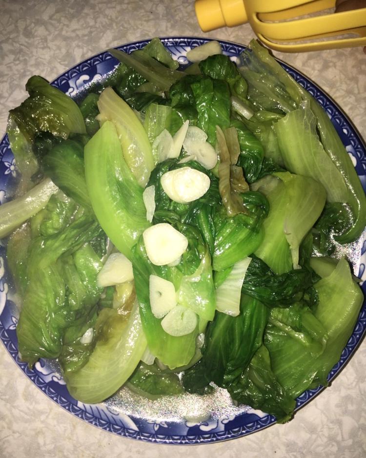 #从生菜通心菜入手教你炒出青爽脆绿的叶菜#