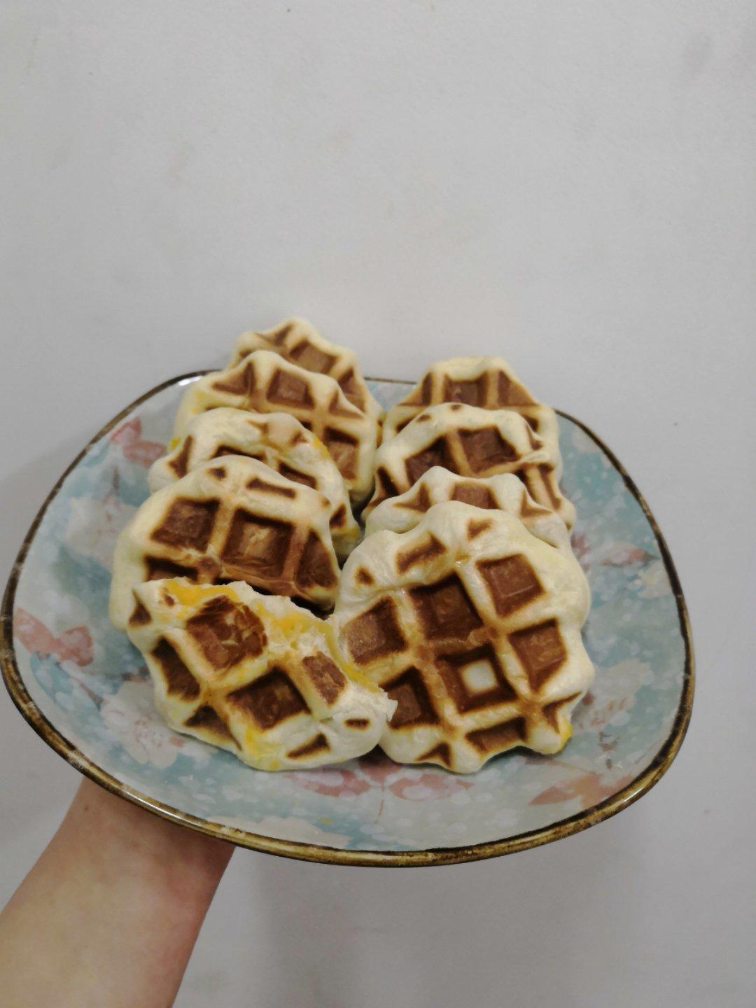 紫薯奶酪华夫饼