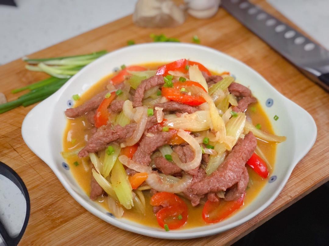 彩椒牛柳