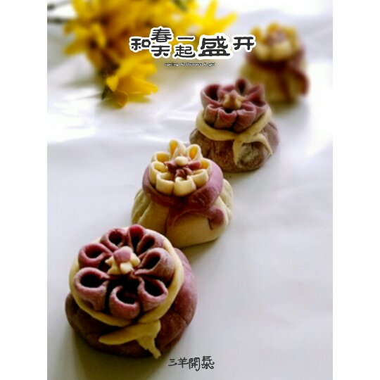 花朵牛肉包子!