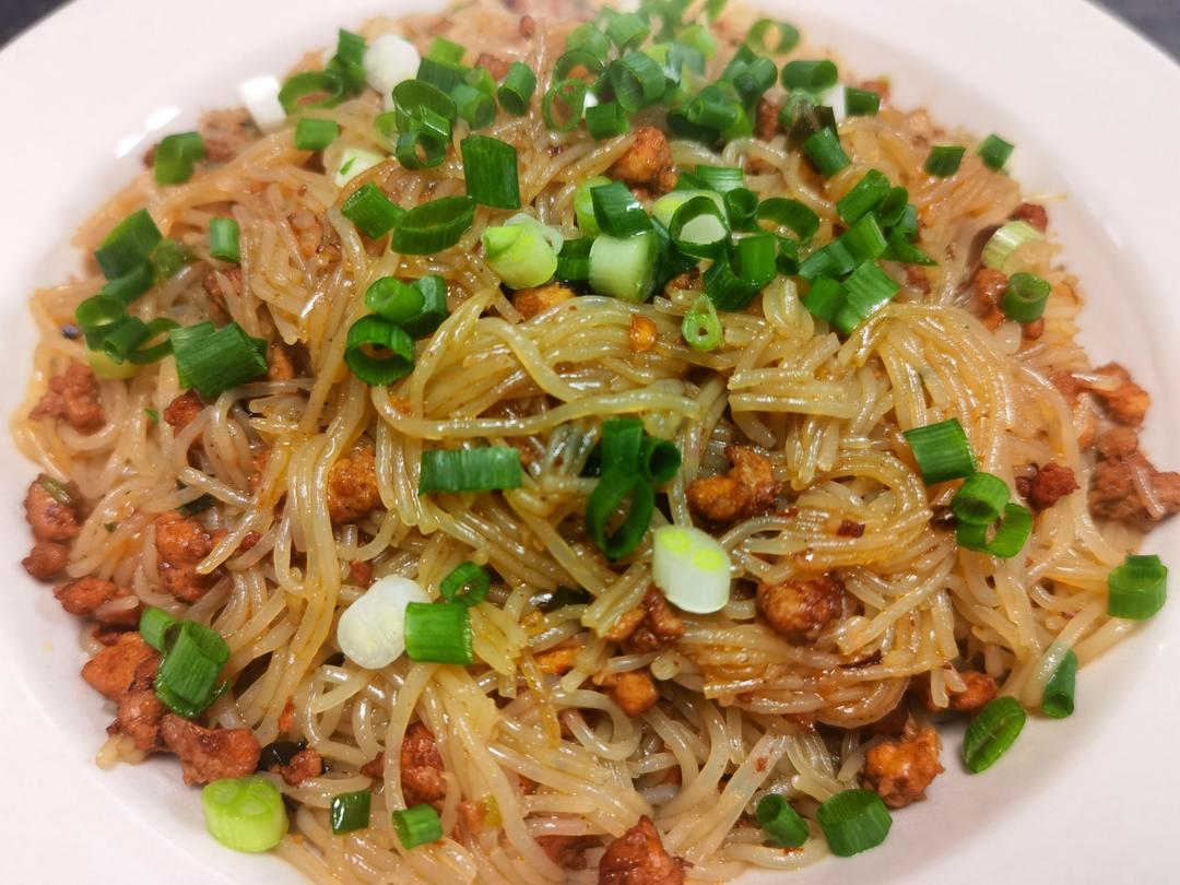 蚂蚁上树(肉末炒粉丝)超下饭‼️十分钟搞定