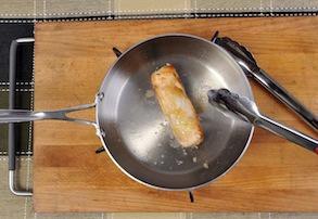 奶油菠菜鸡肉卷的做法 步骤5